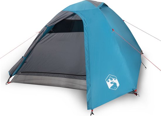 vidaXL - Koepeltent - 3-persoons - waterdicht - blauw van Vidaxl