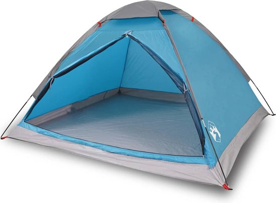 vidaXL - Koepeltent - 4-persoons - waterdicht - blauw van Vidaxl