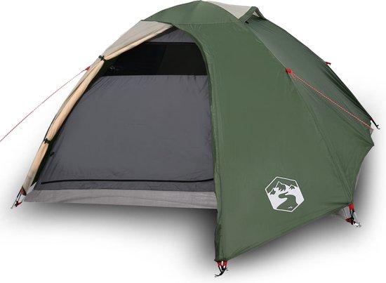 vidaXL - Koepeltent - 4-persoons - waterdicht - groen van vidaXL