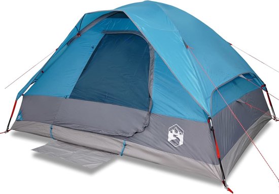 vidaXL - Koepeltent - 6-persoons - waterdicht - blauw van Merkloos