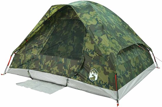vidaXL - Koepeltent - 6-persoons - waterdicht - camouflage van Vidaxl