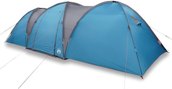 vidaXL - Koepeltent - 8-persoons - waterdicht - blauw van VidaXL