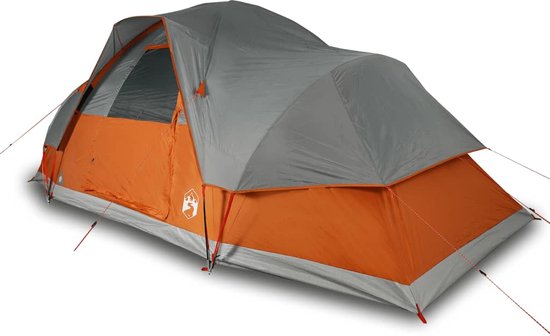 vidaXL - Koepeltent - 9-persoons - waterdicht - oranje van vidaXL