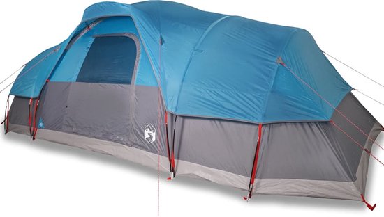 vidaXL - Koepeltent - voor - gezin - 11-persoons - waterdicht - blauw van Vidaxl