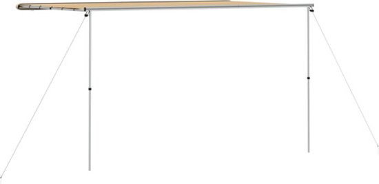 vidaXL - Luifel - voor - camper - en - caravan - 3,6x2,5x2,15 - m - beige