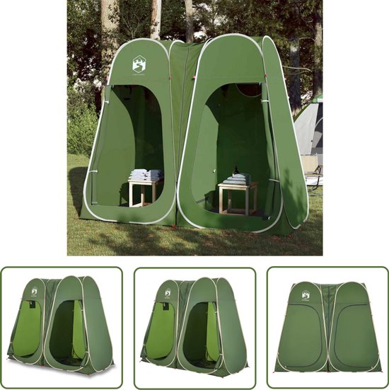 vidaXL Omkleedtent - Privacytent - Privacytent pop-up waterdicht groen - Campingtent - Festivaltent - Strandtent van Merkloos