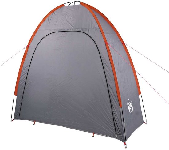 vidaXL - Opbergtent - waterdicht - grijs - en - oranje van Vidaxl