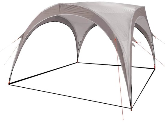 vidaXL - Partytent - waterdicht - wit van VidaXL
