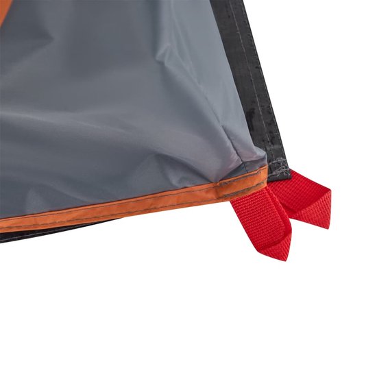 vidaXL - Privacytent - pop-up - waterdich - grijs - en - oranje van Vidaxl