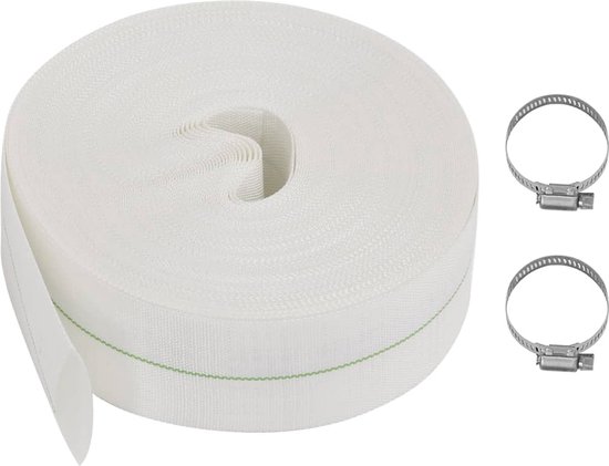 vidaXL - Slang - plat - 2'' - 25 - m - PE van Vidaxl