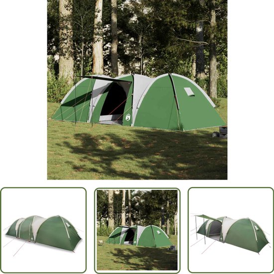 vidaXL Sleutelset - Dynamo Meter - Koepeltent 8-persoons waterdicht groen - Gereedschap - Klikmechanisme - Spanmoment van VidaXL