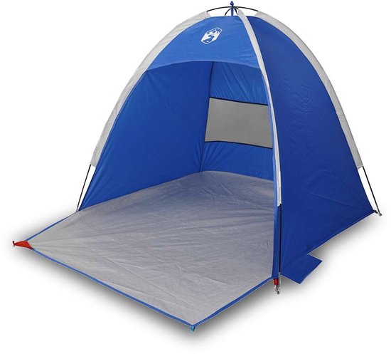 vidaXL - Strandtent - 3-persoons - waterdicht - azuurblauw van VidaXL