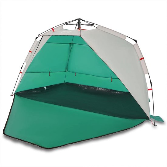 vidaXL - strandtent - 3-persoons - waterdicht - snelontgrendeling - zeegroen van Vidaxl