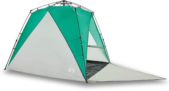 vidaXL - strandtent - 4-persoons - waterdicht - snelontgrendeling - zeegroen