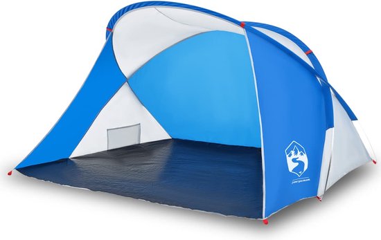 vidaXL - Strandtent - pop-up - waterdicht - azuurblauw van vidaXL