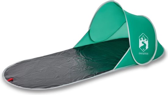 vidaXL - Strandtent - pop-up - waterdicht - zeegroen van vidaXL