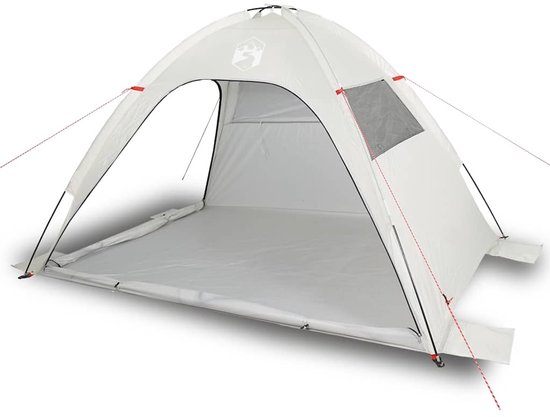 vidaXL - Strandtent - waterdicht - grijs van Vidaxl