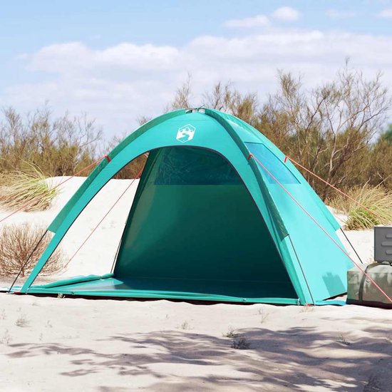 vidaXL Strandtent - Waterdicht Zeegroen - Compact van VidaXL