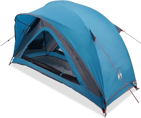 vidaXL - Tent - 1-persoons - waterdicht - blauw van Vidaxl