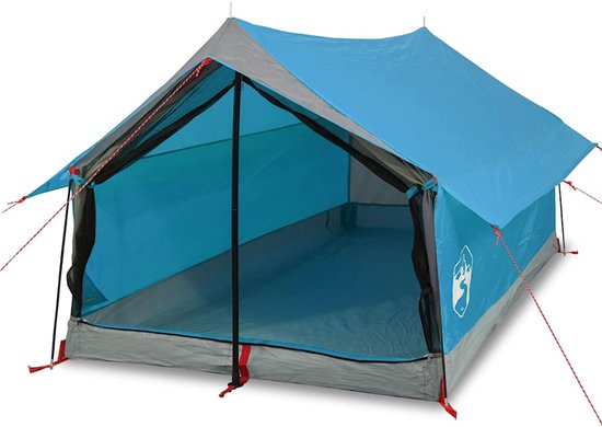 vidaXL - Tent - 2-persoons - waterdicht - blauw van VidaXL