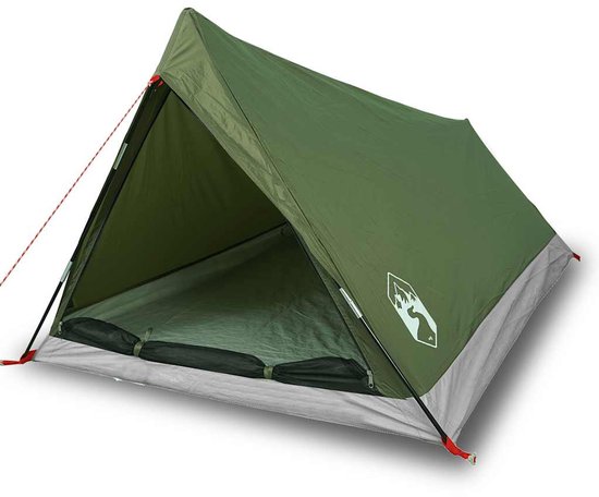 vidaXL - Tent - 2-persoons - waterdicht - olijfgroen van Vidaxl