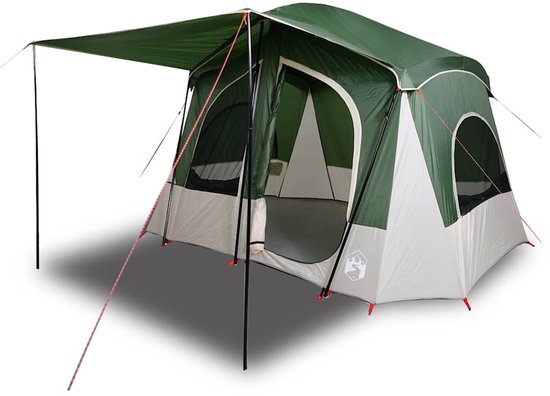 vidaXL - Tent - 5-persoons - waterdicht - groen van Merkloos