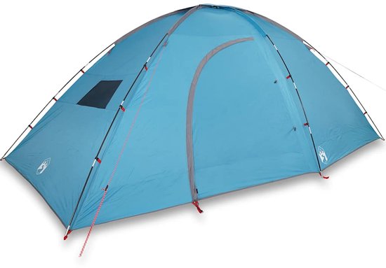 vidaXL - Tent - 8-persoons - waterdicht - blauw van Vidaxl