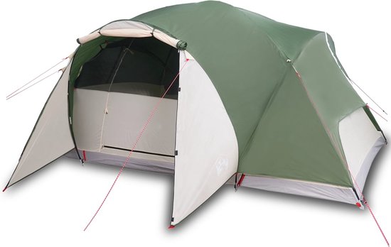 vidaXL - Tent - 8-persoons - waterdicht - groen van Vidaxl