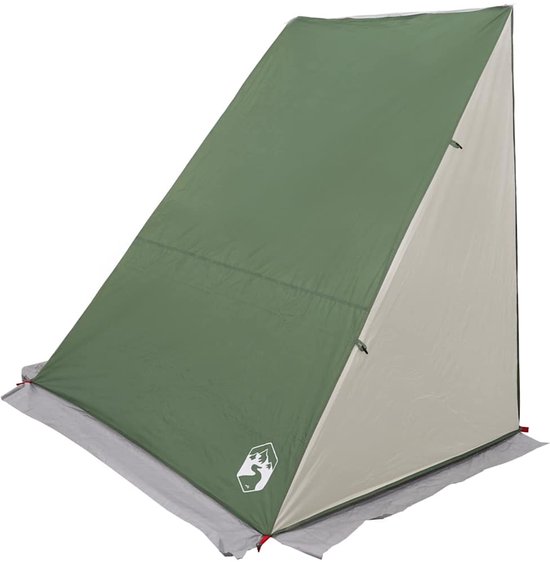 vidaXL - Tent - met - dak - Anders - met - luchtopening - Groen - en - Zwart van VidaXL