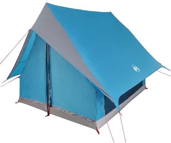vidaXL - Tenten - met - dak - Blauw - 220 - x - 233 - x - 184 - cm - Polyester van VidaXL