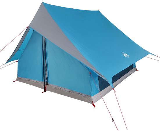 vidaXL - Tenten - met - dak - Blauw - 256 - x - 266 - x - 185 - cm - Polyester van VidaXL