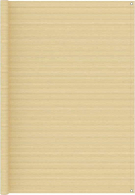 vidaXL - Tenttapijt - 200x200 - cm - beige van Merkloos