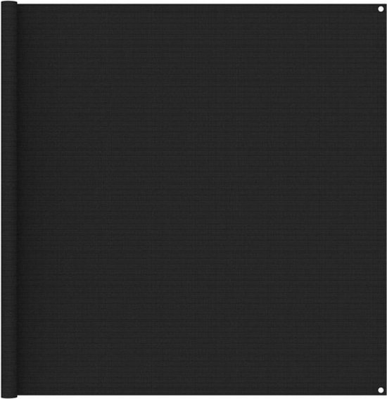 vidaXL - Tenttapijt - 200x200 - cm - zwart
