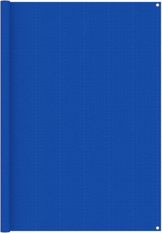 vidaXL - Tenttapijt - 200x400 - cm - HDPE - blauw van Merkloos