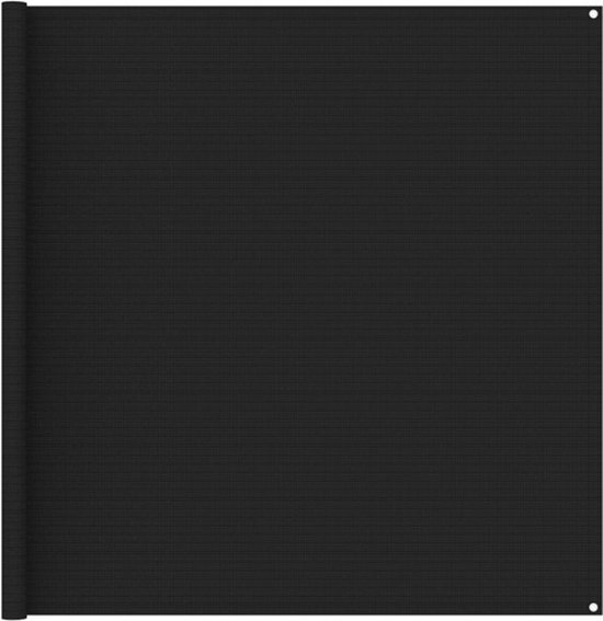 vidaXL - Tenttapijt - 200x400 - cm - zwart