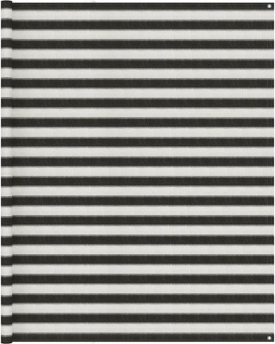 vidaXL - Tenttapijt - 250x400 - cm - antraciet - en - wit