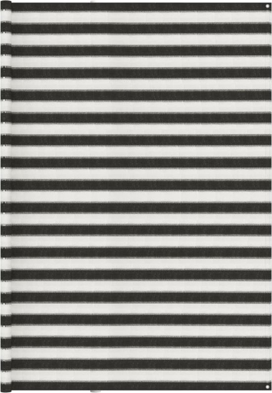 vidaXL - Tenttapijt - 300x600 - cm - antracietkleurig - en - wit