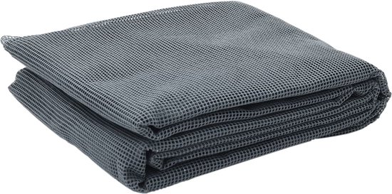 vidaXL - Tenttapijt - 3x3 - m - antracietkleurig van Merkloos