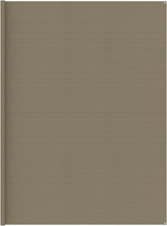 vidaXL - Tenttapijt - 400x400 - cm - taupe van Merkloos