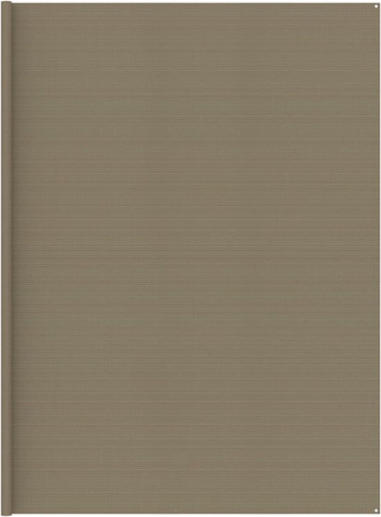 vidaXL - Tenttapijt - 400x500 - cm - taupe van Merkloos