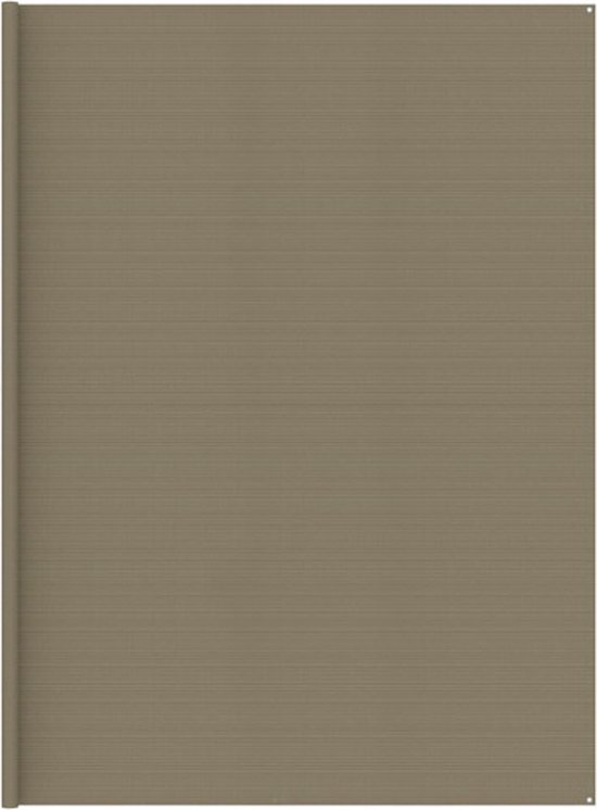 vidaXL - Tenttapijt - 400x600 - cm - taupe van Merkloos