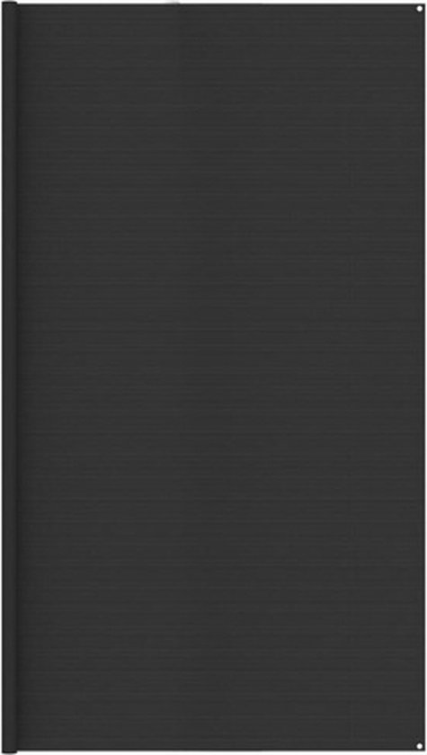 vidaXL - Tenttapijt - 400x800 - cm - HDPE - antracietkleurig