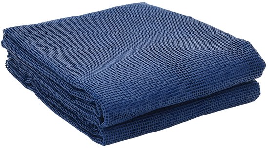 vidaXL - Tenttapijt - Blauw - 200 - x - 200 - cm - Polyester van Merkloos