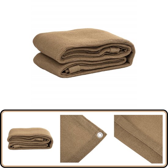 vidaXL Tenttapijt Taupe - 200x300 cm - Weerbestendig Tenttapijt - Kampeeraccessoires - Outdoor Tapijt - Veranda Tapijt - Regenproof Tapijt van Merkloos