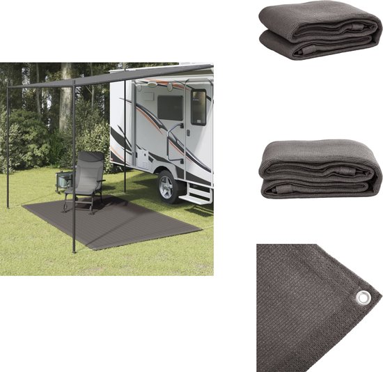 vidaXL Tenttapijt - Tenttapijten - Tent Tapijt - Tent Tapijten - Tenttapijt 250x200 cm antraciet van Merkloos