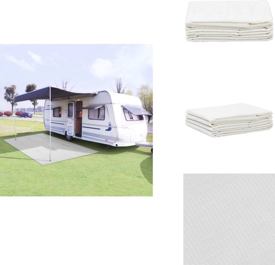 vidaXL Tenttapijt - Tenttapijten - Tentkleed - Tentkleden - Tenttapijt 100x500 cm wit van VidaXL