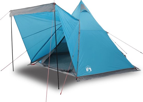 vidaXL - Tipitent - 6-persoons - waterdicht - blauw van vidaXL