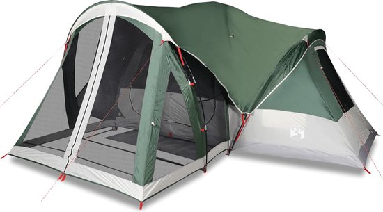 vidaXL - Tipitent - 8-persoons - waterdicht - groen van vidaXL