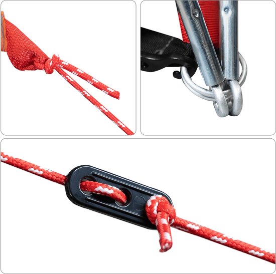 vidaXL - Tipitent - voor - gezin - 10-persoons - waterdicht - blauw van vidaXL