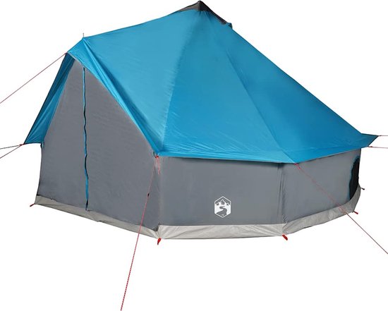 vidaXL - Tipitent - voor - gezin - 12-persoons - waterdicht - blauw van Vidaxl